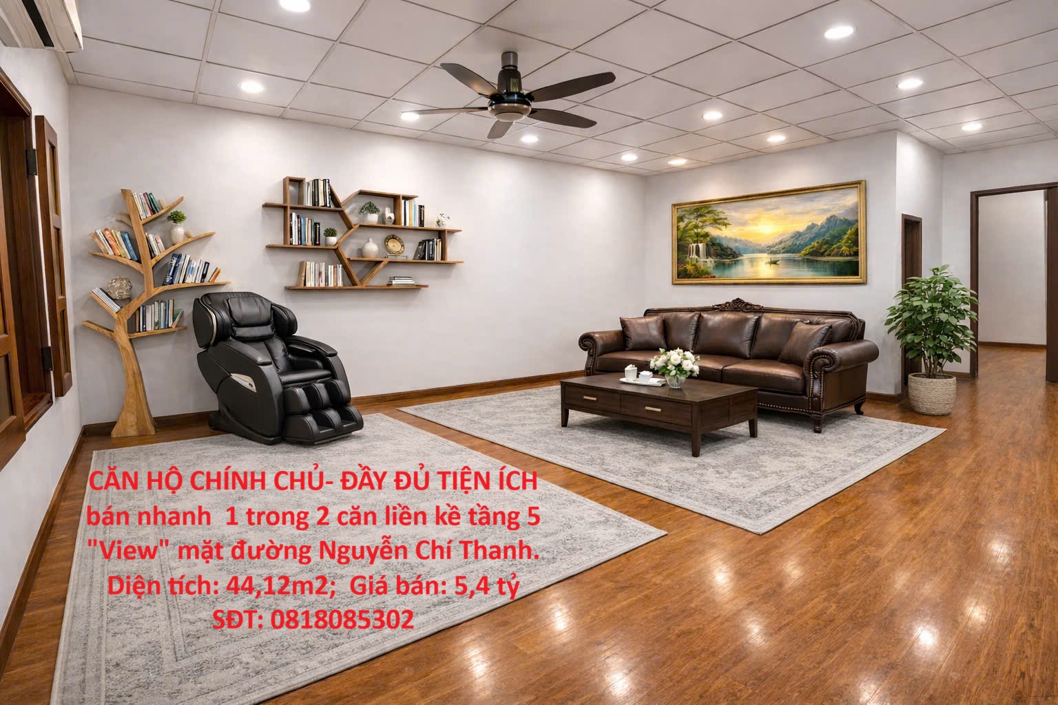 CĂN HỘ CHÍNH CHỦ- ĐẦY ĐỦ TIỆN ÍCH bán nhanh  1 trong 2 căn liền kề tầng 5 