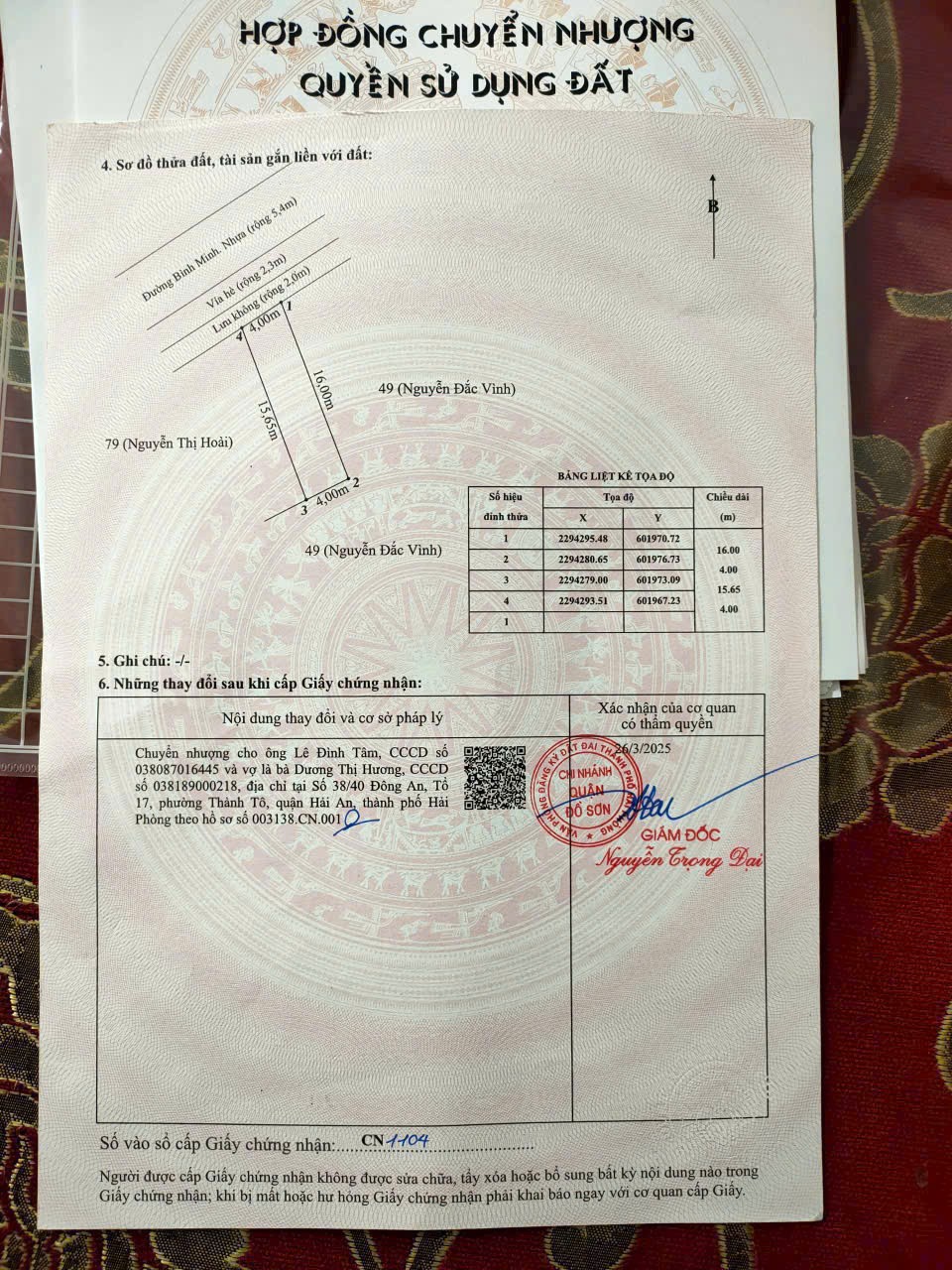 LÔ GÓC MẶT ĐƯỜNG BÌNH MINH HỢP ĐỨC ĐỒ SƠN - ZALO 0567 222 555 15979294