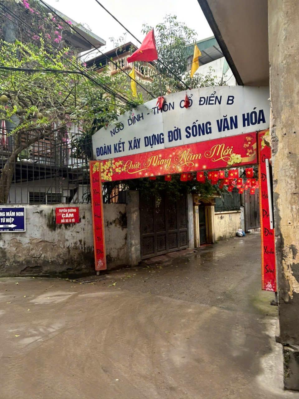 🔥 BÁN ĐẤT NGÕ ĐÌNH CỐ ĐIỂN B – Ô TÔ VÀO TẬN ĐẤT – GẦN CHỢ TỨ HIỆP 🔥 15979339