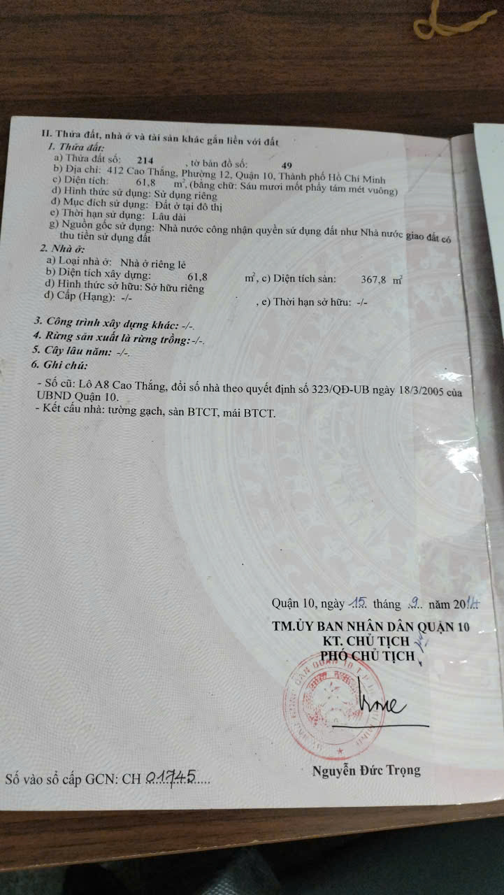 CHÍNH CHỦ cần sang lại cơ sở làm spa - Các ngành làm đẹp, phòng khám thẩm mỹ - Nhà 1 trệt, 5 lầu 15979381