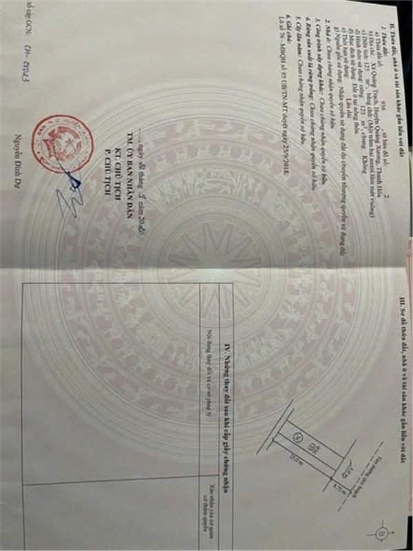 HOT HOT –CHÍNH CHỦ CẦN BÁN 2 LÔ LIỀN KỀ MẶT BẰNG 95  TẠI Xã Quảng Trạch, H. Quảng Xương, T. Thanh 15979380