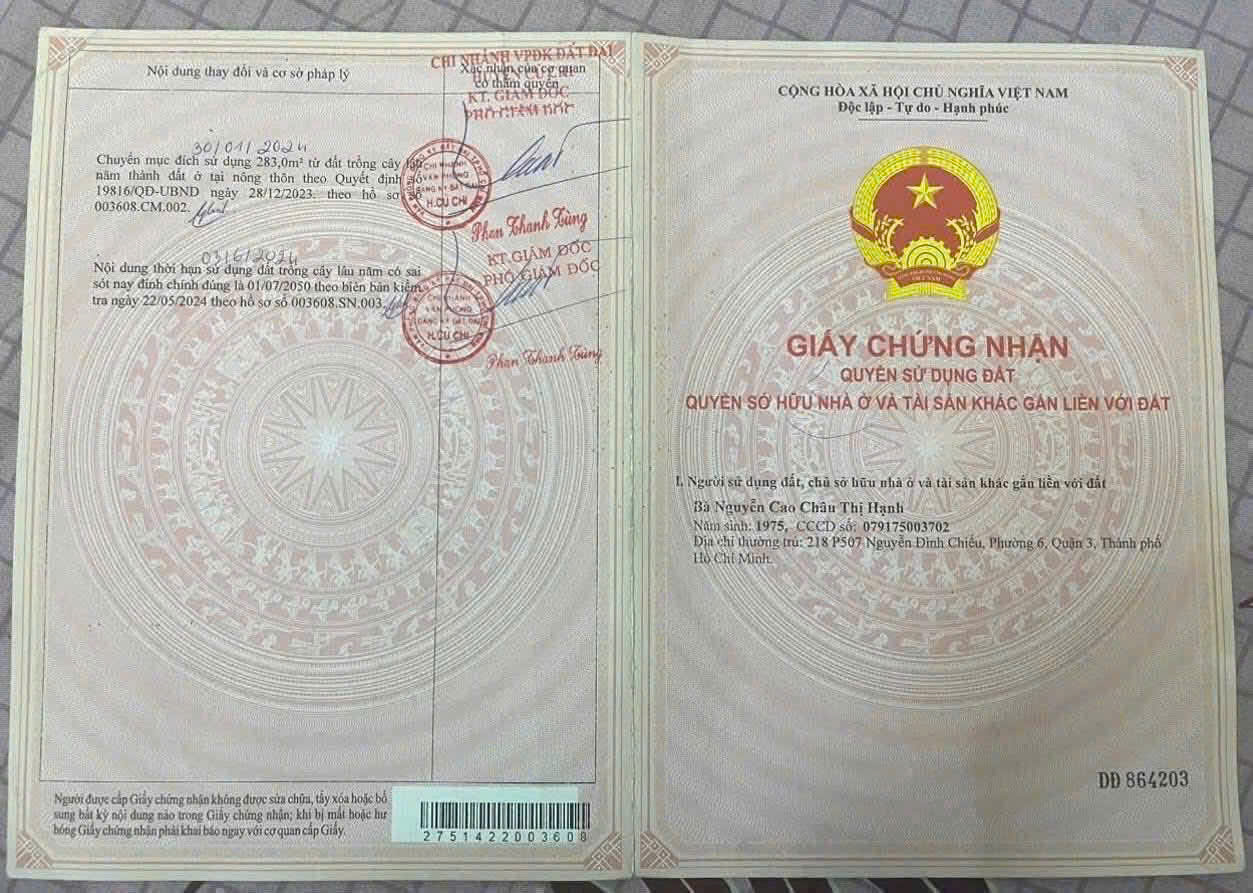 ĐẤT MT ĐƯỜNG 489 PHẠM VĂN CỘI, CỦ CHI - NGANG 25M – NỞ HẬU 1.372M² 15979417