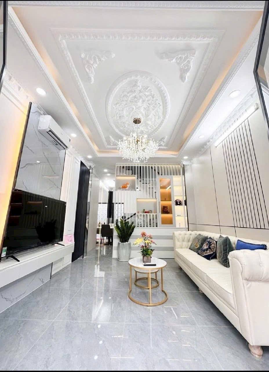 NHÀ 3 LẦU - HẺM XE HƠI - 1806 HUỲNH TẤN PHÁT, NHÀ BÈ - GIÁ CHỈ 5,6 TỶ 15979556