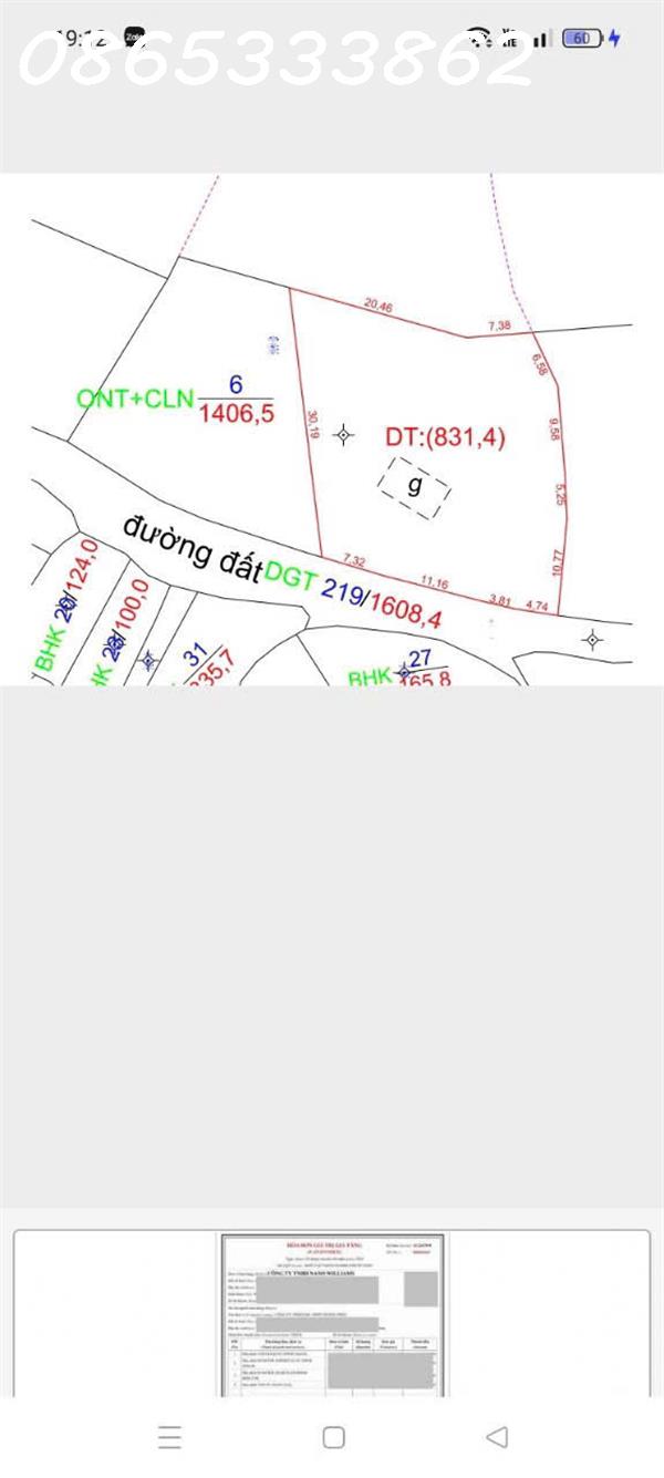 BÁN LÔ ĐẤT ĐẸP MƯỜNG ĐỘNG – KIM BÔI  VIEW CÁNH ĐỒNG THOÁNG SẴN NHÀ c4 15979646