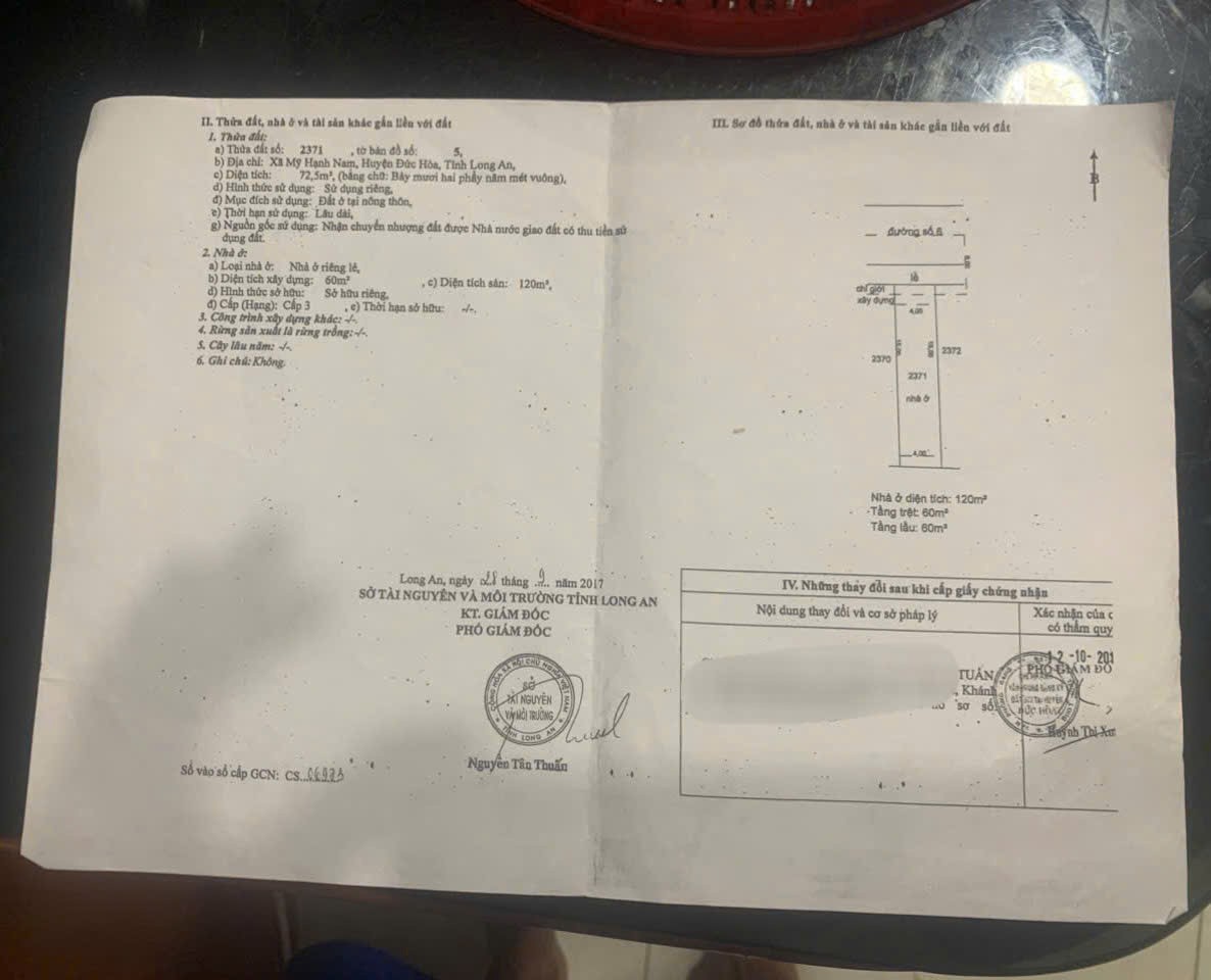 BÁN NHÀ CHÍNH CHỦ SỔ HỒNG RIÊNG - Mặt Tiền Đường Xã Mỹ Hạnh Nam, Đức Hòa, Long An 15979652
