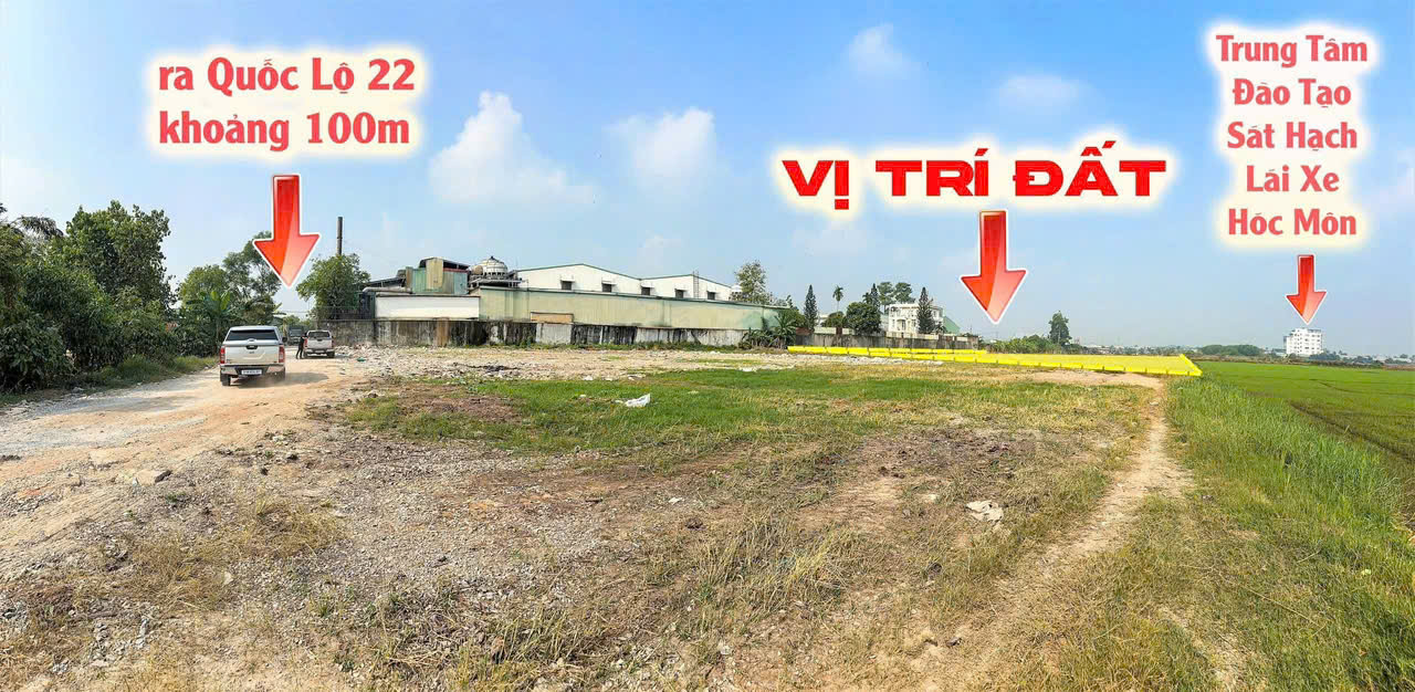 QUỸ ĐẤT LỚN 1/ QUỐC LỘ 22, TÂN HIỆP – GẦN VÀNH ĐAI 3 – CHỈ ~4,7TR/M² 15979685