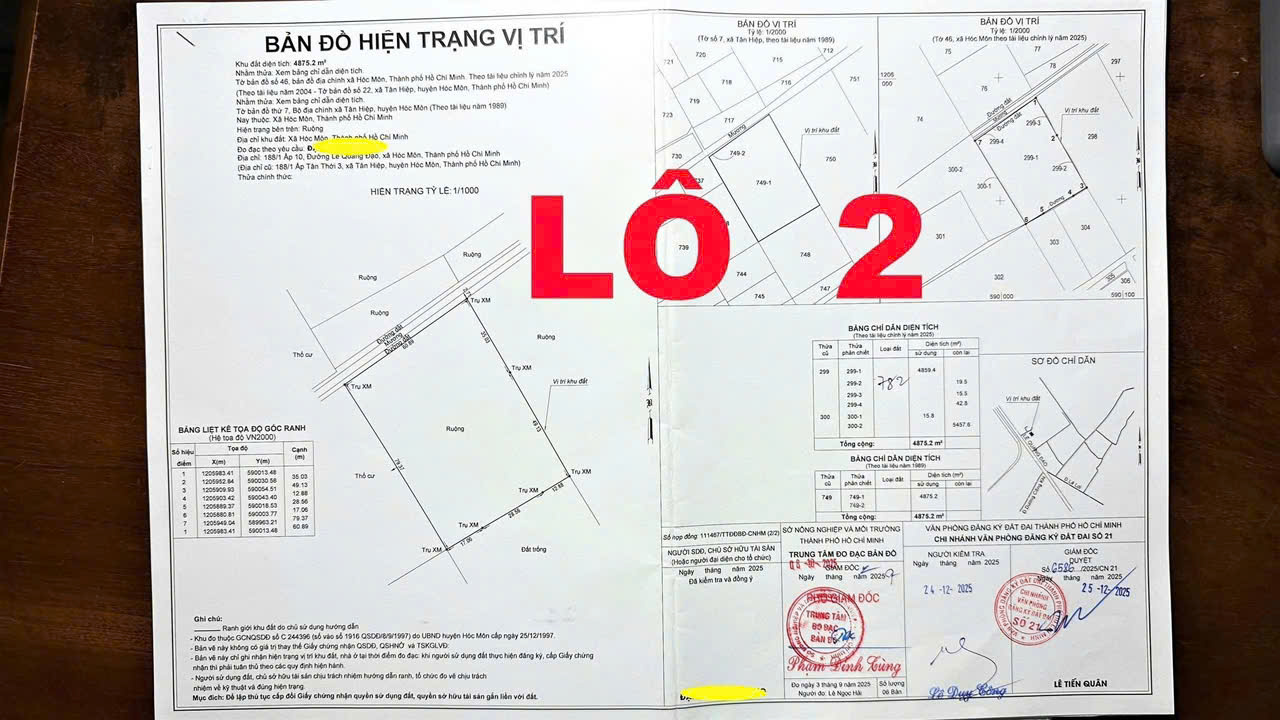 QUỸ ĐẤT LỚN 1/ QUỐC LỘ 22, TÂN HIỆP – GẦN VÀNH ĐAI 3 – CHỈ ~4,7TR/M² 15979685