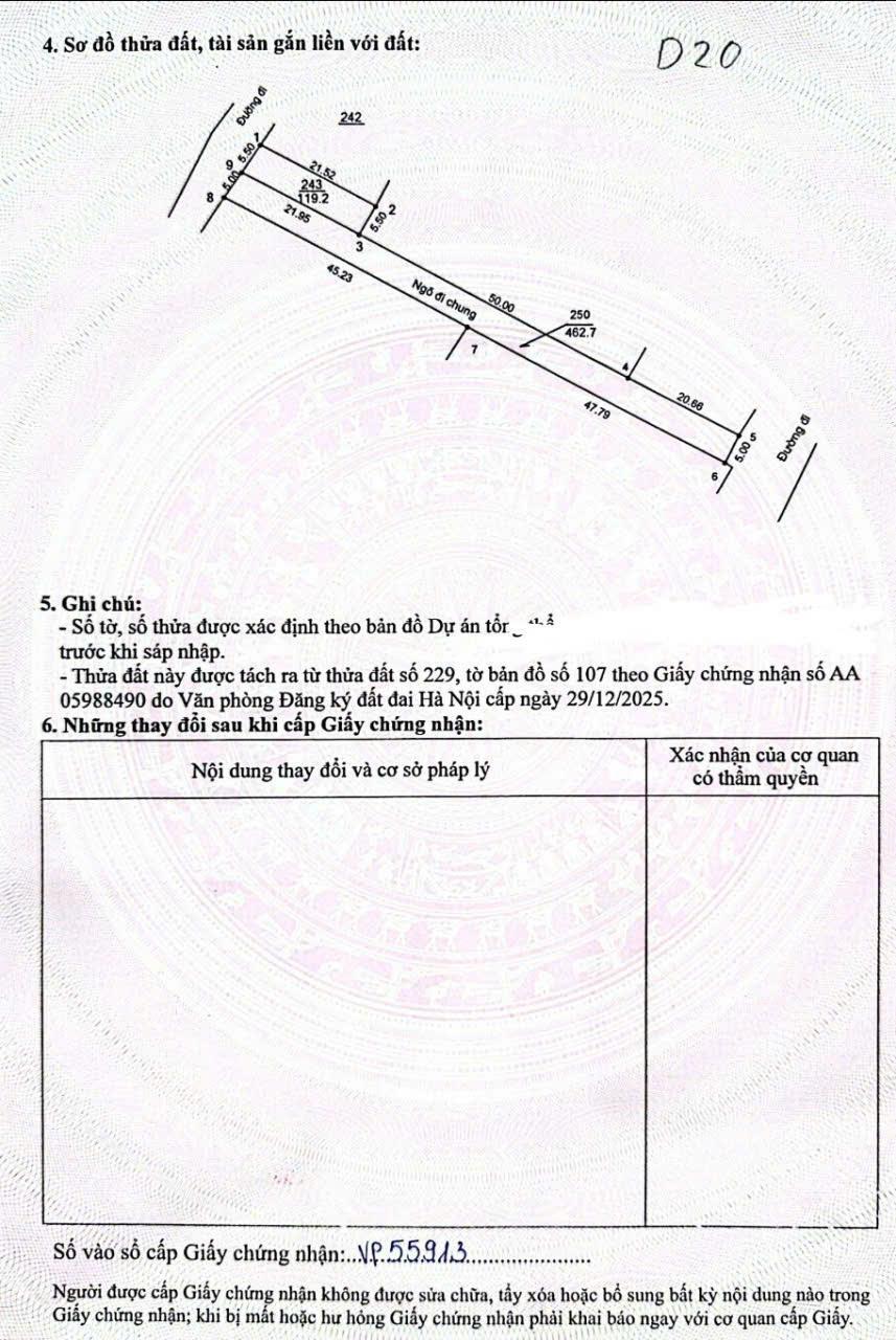 Thua lỗ cần ra hàng lô đất 119m2 vừa ở vừa kinh doanh vị trí đắc địa. 15979718