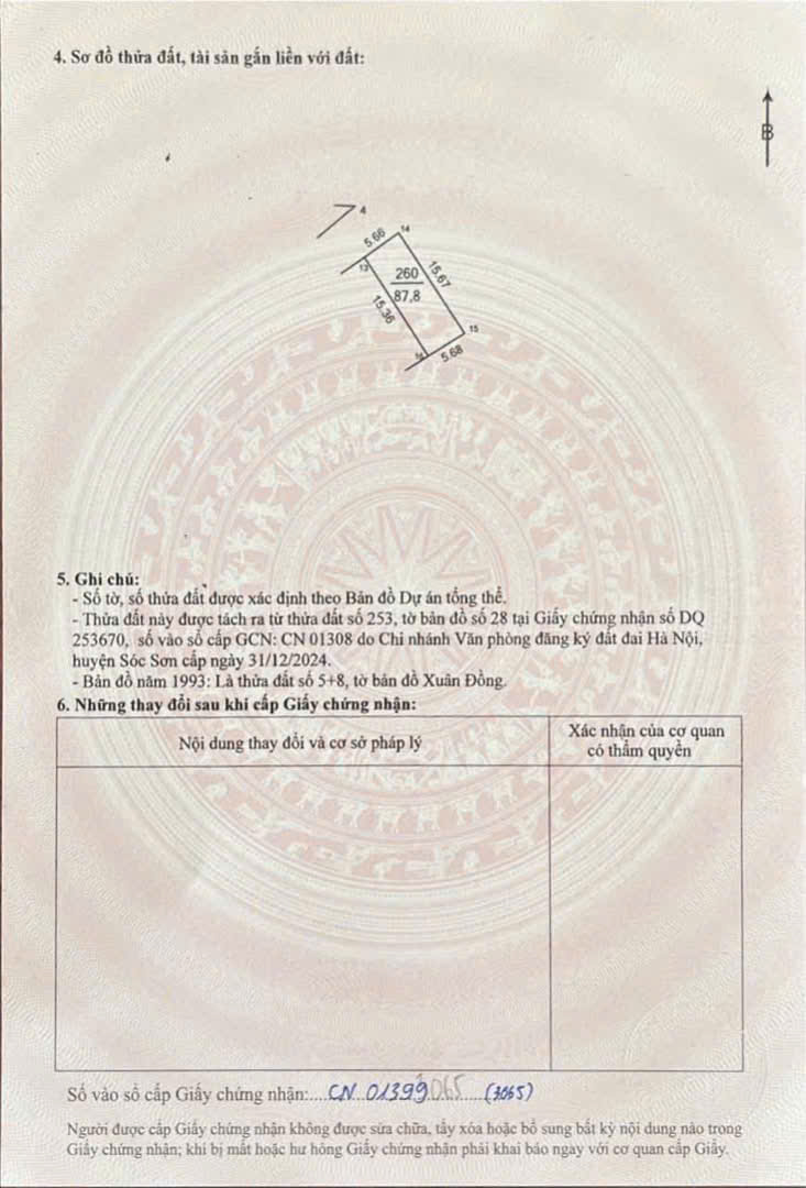 CẦN BÁN LÔ ĐẤT VỊ TRÍ CỰC TIÊM NĂNG , SÁT ĐƯỜNG TỈNH LỘ 418  ,DT - 87,8 M FUN THỔ CƯ  GIÁ NHỈNH 2 15979764