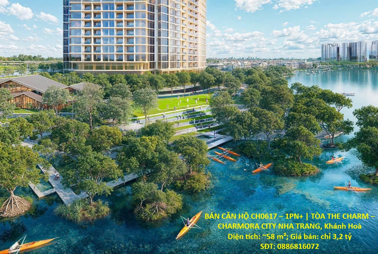 BÁN CĂN HỘ CH0617 – 1PN+  TÒA THE CHARM – CHARMORA CITY NHA TRANG, Khánh Hoà 15980032
