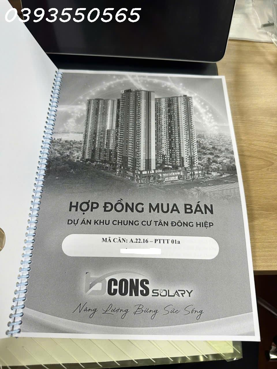 Chính chủ cần bán CC Bcons Solary, 400 triệu (20%), DT 47.03 m2, 2PN + 1WC, giá 1,753 tỷ 15980102