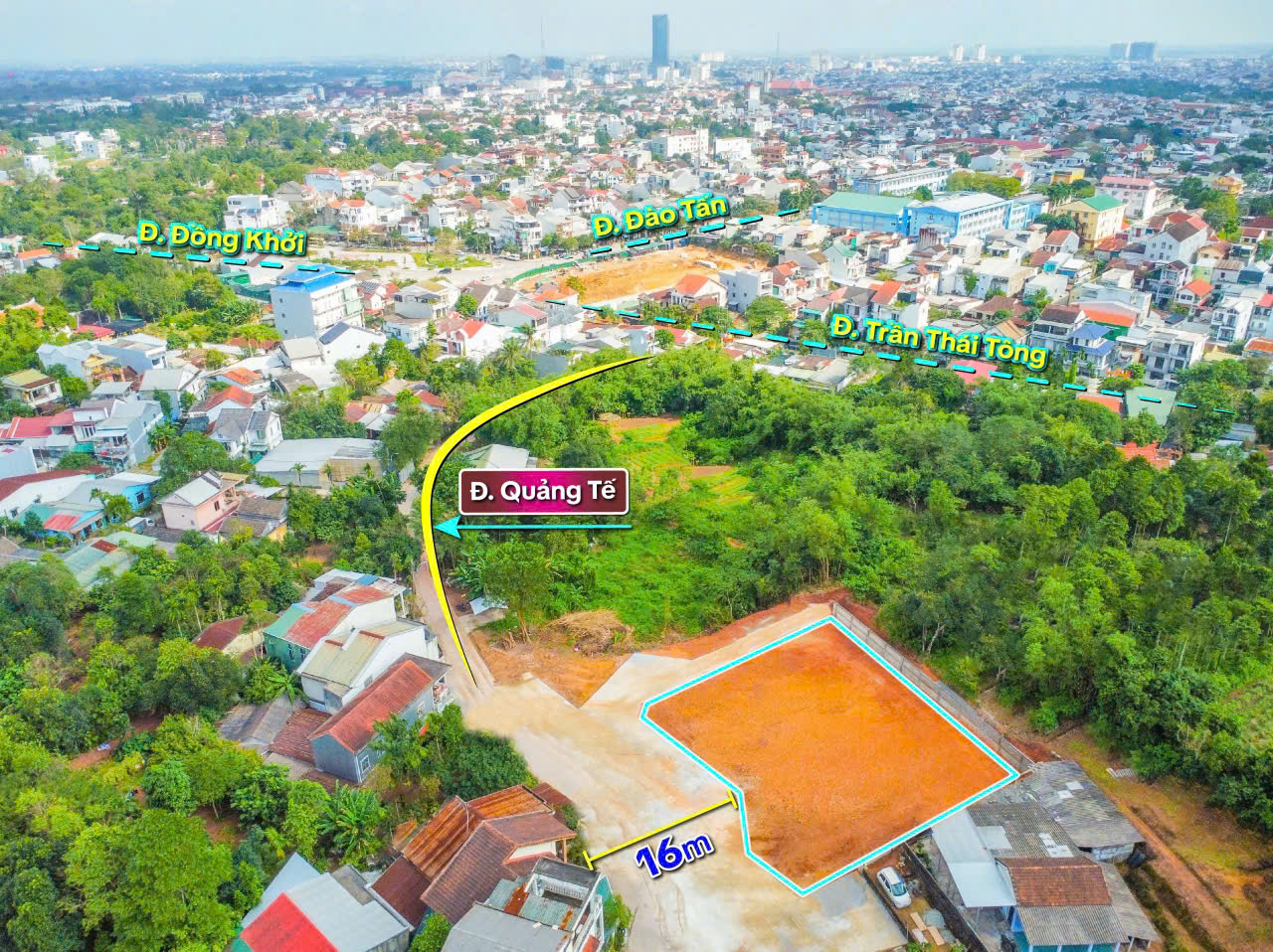 MỞ BÁN 6 LÔ  ĐẤT MẶT TIỀN QUẢNG TẾ 15980210