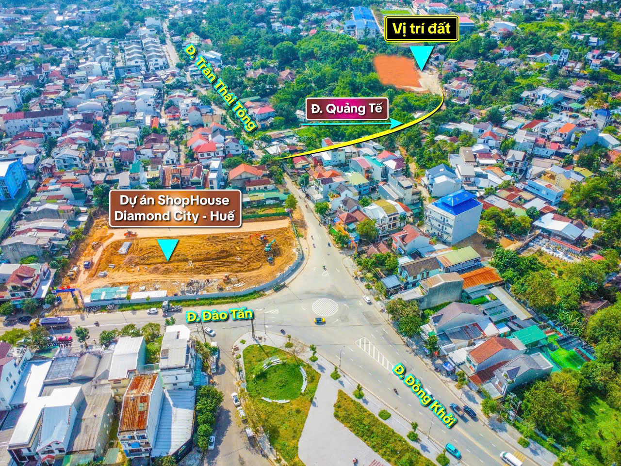 MỞ BÁN 6 LÔ  ĐẤT MẶT TIỀN QUẢNG TẾ 15980210