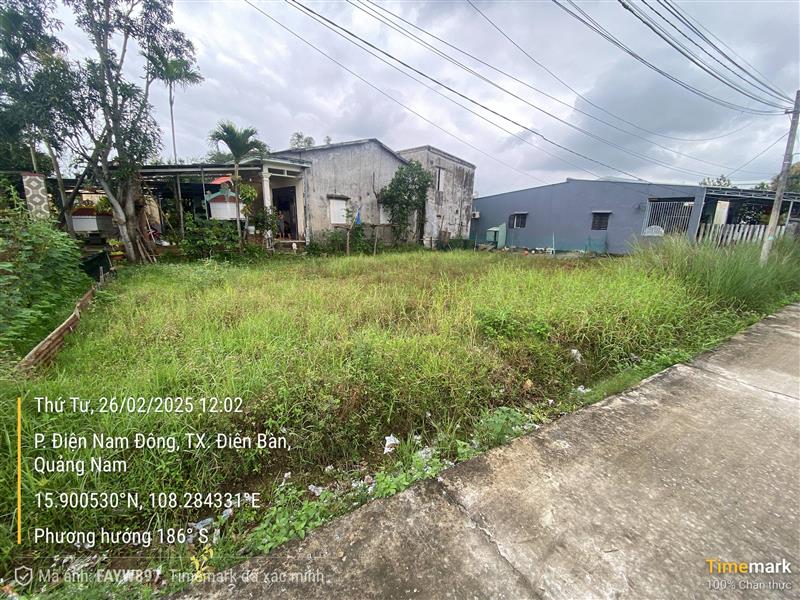 CHỦ CẦN BÁN GẤP ĐẤT TẠI ĐIỆN NAM ĐÔNG - ĐIỆN BÀN GIÁ 2,2TY 15980500