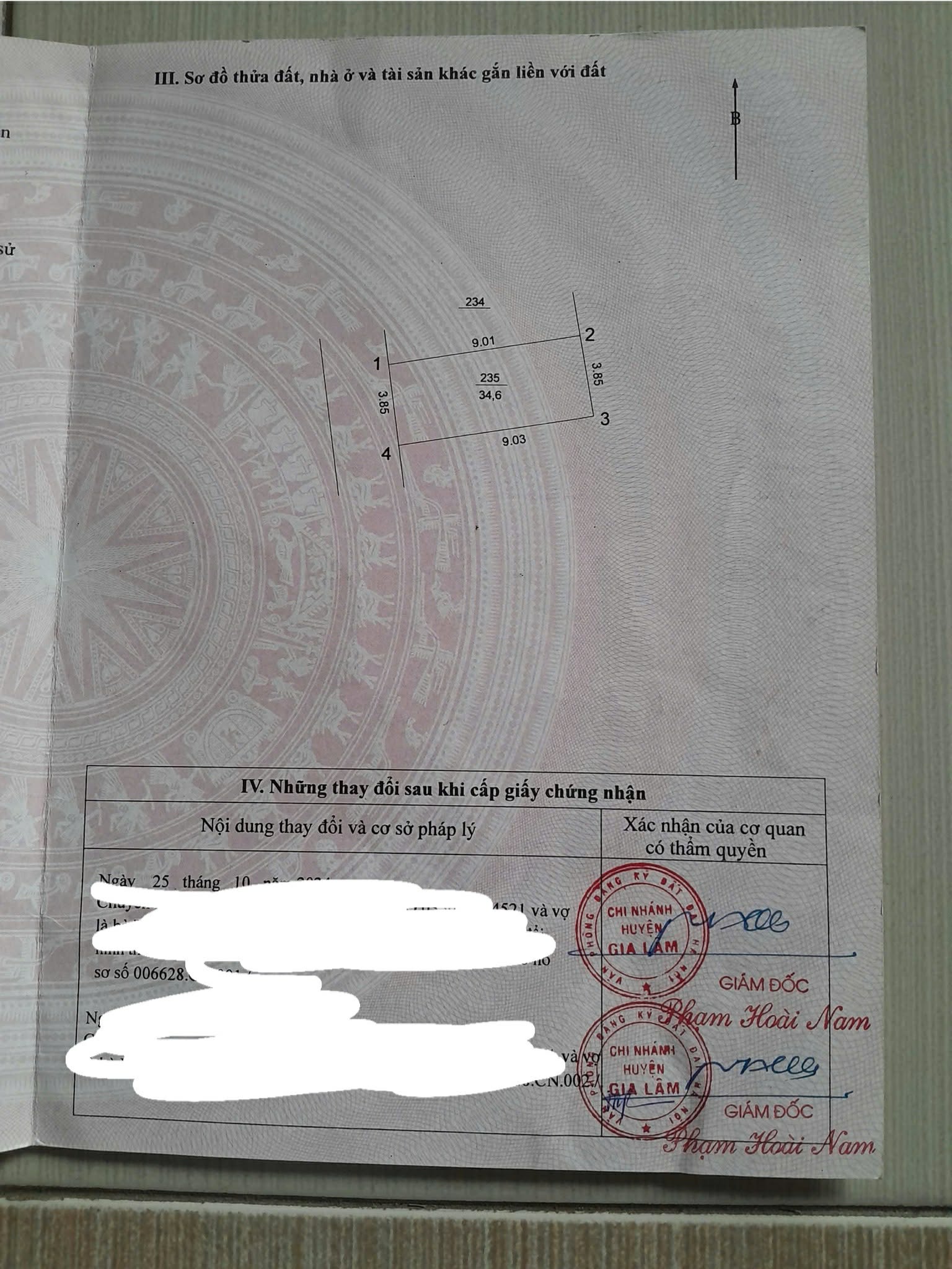 CHÍNH CHỦ CẦN BÁN 34,6 M2 ĐẤT TRÂU QUỲ - GIA LÂM, GIÁ NHỈNH 5 TỶ, LH 0985865658 15980525