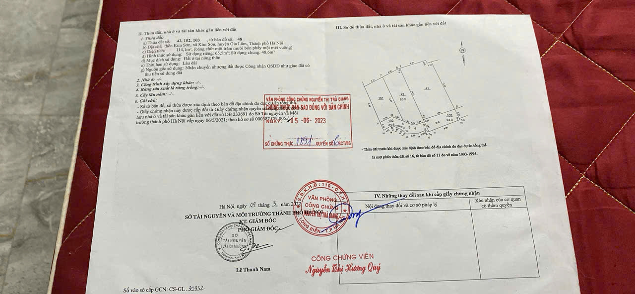 CẦN BÁN ĐẤT KIM SƠN - THUẬN AN, 65 M2 GIÁ CHỈ 3.2 TỶ, LH 0985865658 15980528