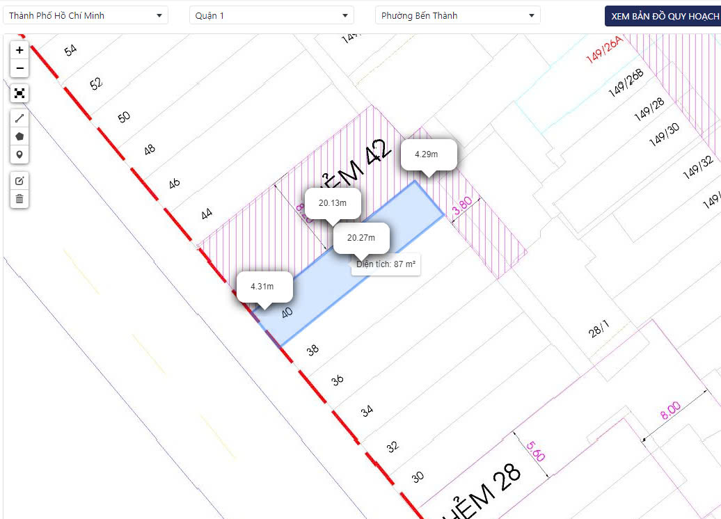 Nhà góc 2 mặt tiền Tôn Thất Tùng Bến Thành Q1 – 85m² đất, dòng tiền 135 triệu/tháng 15980783