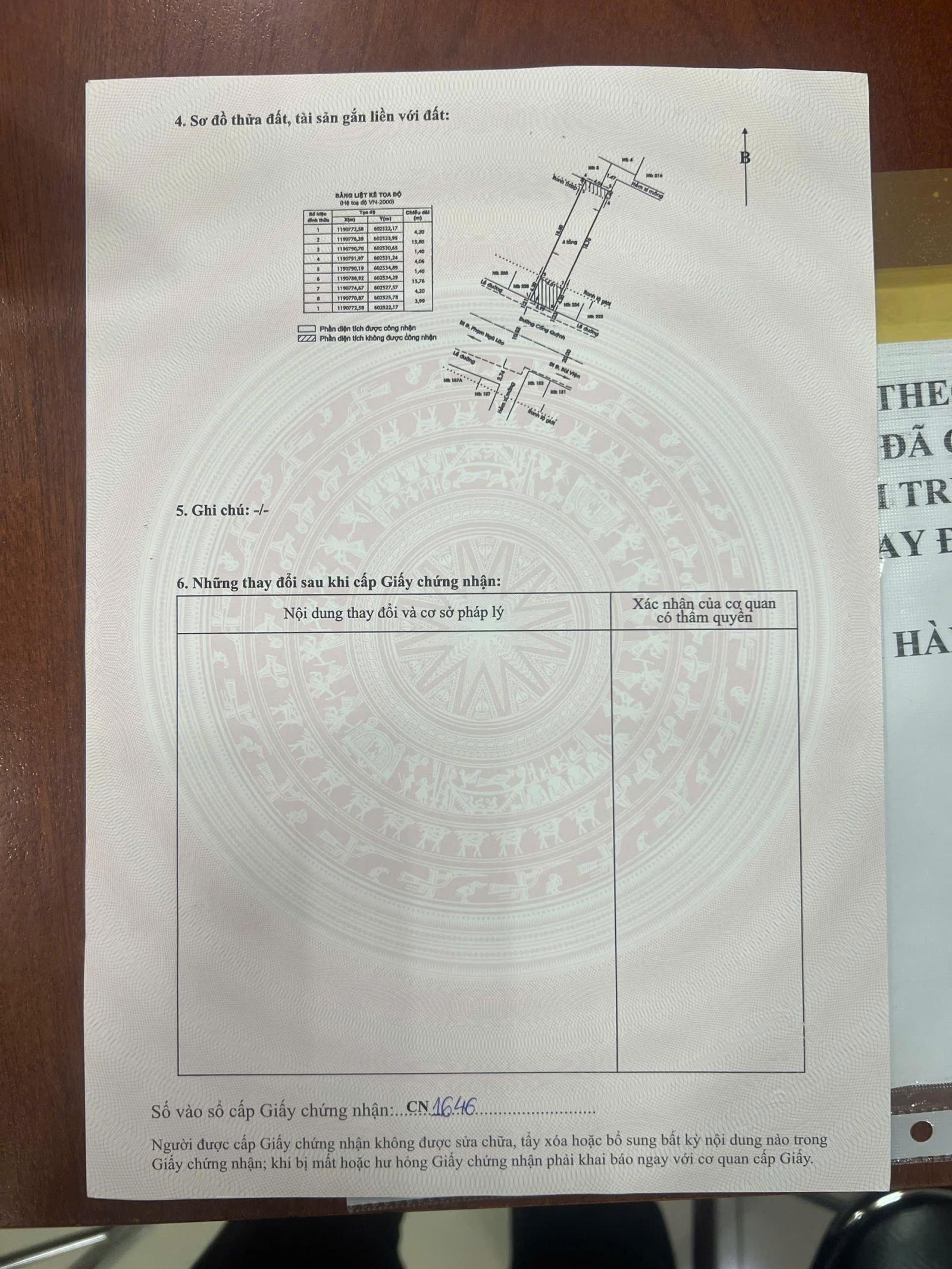 Nhà mặt tiền Cống Quỳnh Bến Thành Q1 – 63,5m² đất, thuê 75 triệu/tháng 15980801