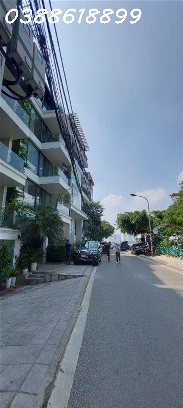 BÁN TÒA NHÀ VĂN PHÒNG SIÊU ĐẸP MẶT PHỐ QUẢNG KHÁNH -TÂY HỒ - 100M x 9 TẦNG THANG MÁY - MT 7,1M - 15981143