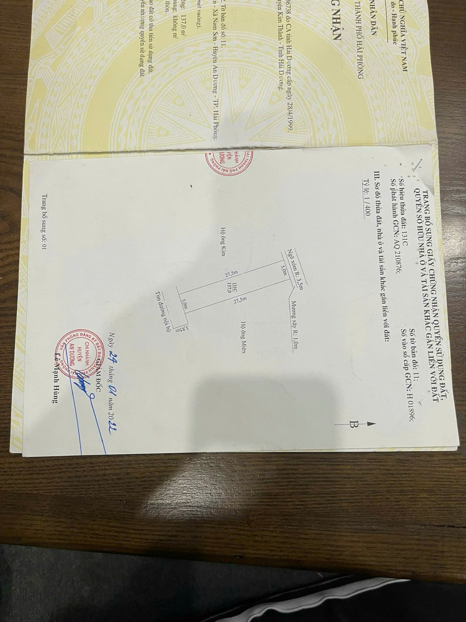 Bán đất ở TDP Lương Quán Nam Sơn p. An Dương 137 m2, 3,1 tỷ 15981191