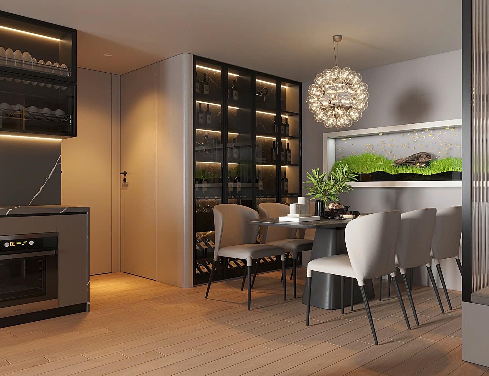 17.3.26.1 Bán căn 3 ngủ Golden Palm Lê Văn Lương, căn góc, kính vòm, nội thất sửa lại đẹp nhất tòa, 15981216