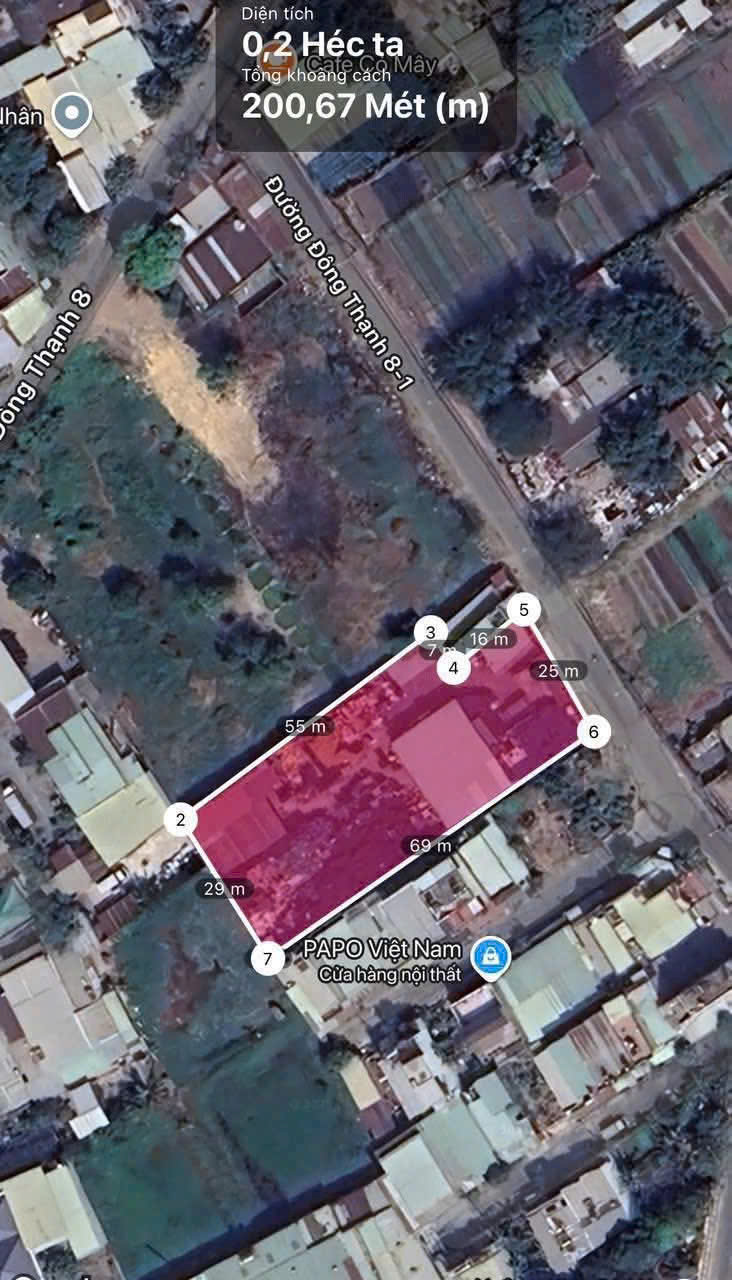 MẶT TIỀN ĐÔNG THẠNH 8-1 – GẦN LÊ VĂN KHƯƠNG – QUỸ ĐẤT 2.000M² 15981237