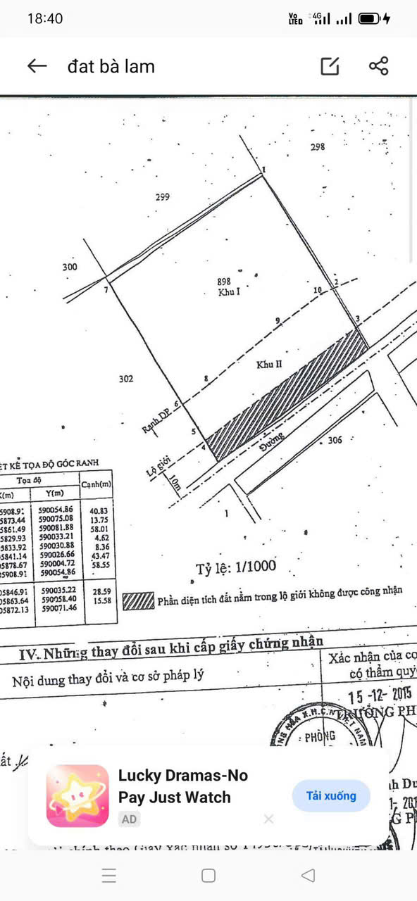 ĐẤT (3.200m²) 1/ QUỐC LỘ 22 ĐƯỜNG CONTAINER – 2.400M² THỔ CƯ TÂN HIỆP, HÓC MÔN 15981284