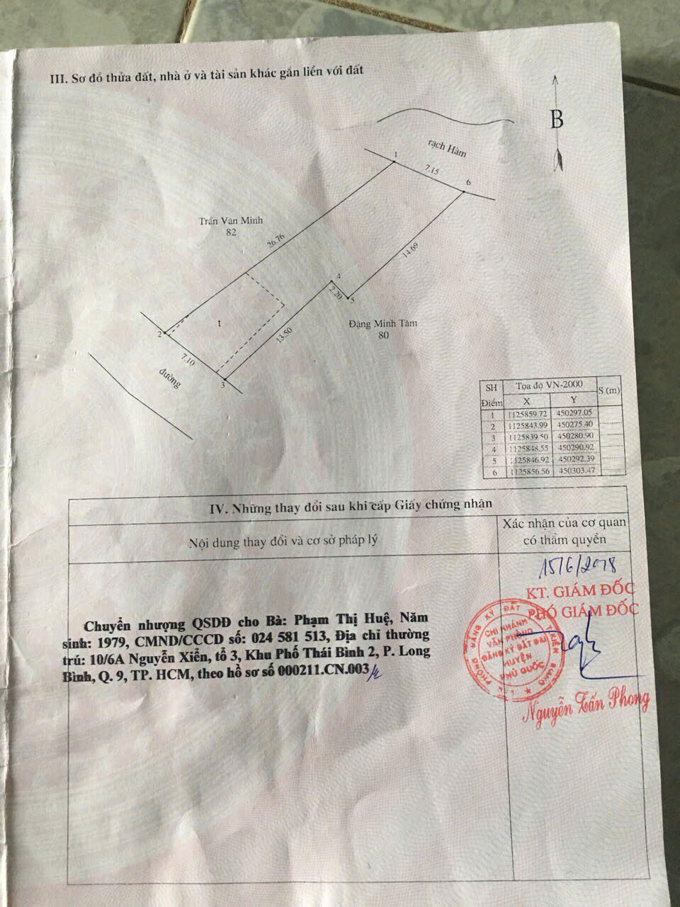 Chính chủ cần bán lô đất tại Ấp Rạch Hàm - Hàm Ninh - Phú Quốc - Kiên Giang 15981418