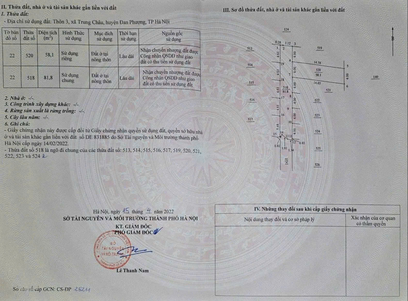 MẢNH ĐẤT 58.1M TẠI TRUNG CHÂU _ LIÊN MINH ( mới ) _ HÀ NỘI. 15981697