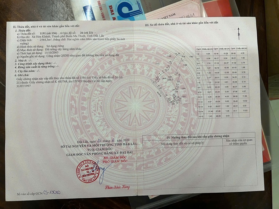 Đất Đẹp - Giá Tốt Chính Chủ  Bán Xã Hoà Khánh Tp Buôn Ma Thuột Đăk Lak 15981745