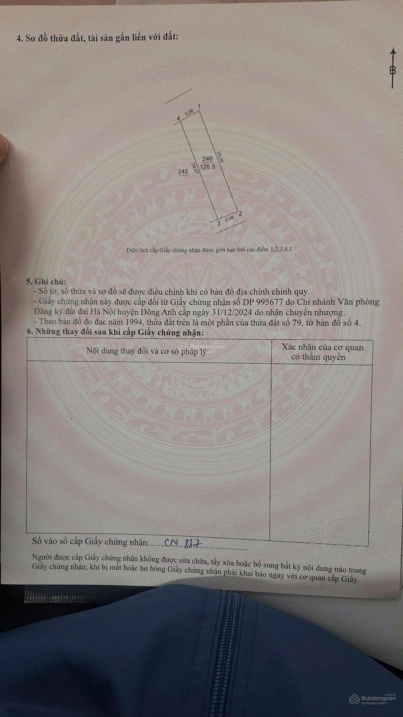 Bán 126m2 đất Lỗ Giao nằm trong lõi KĐT đa mục tiêu - 2 mặt tiền 15981982