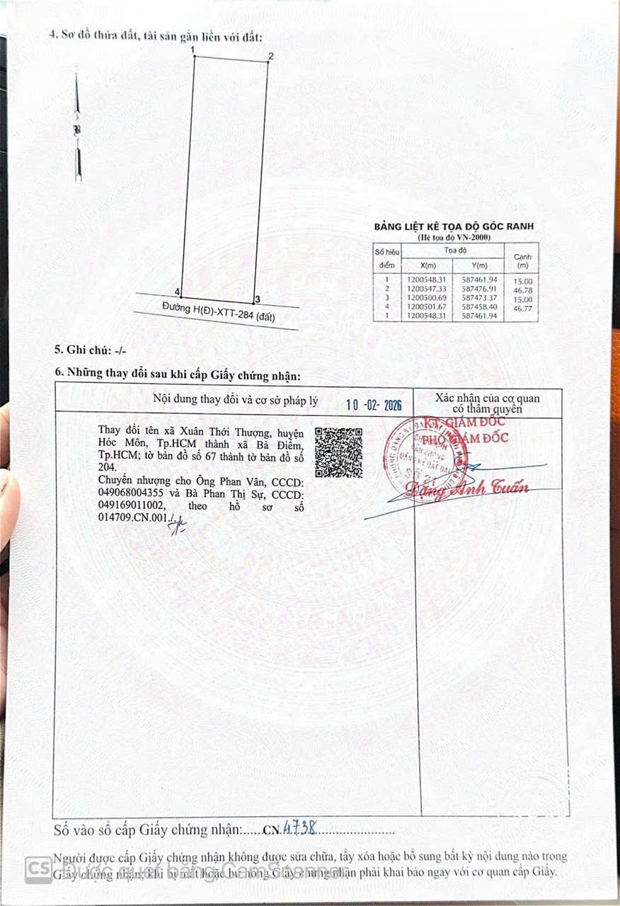 QUỸ ĐẤT LỚN HIẾM – SÁT VÀNH ĐAI 3 – 07SHR 1/ KÊNH TRUNG ƯƠNG, HM 15982250