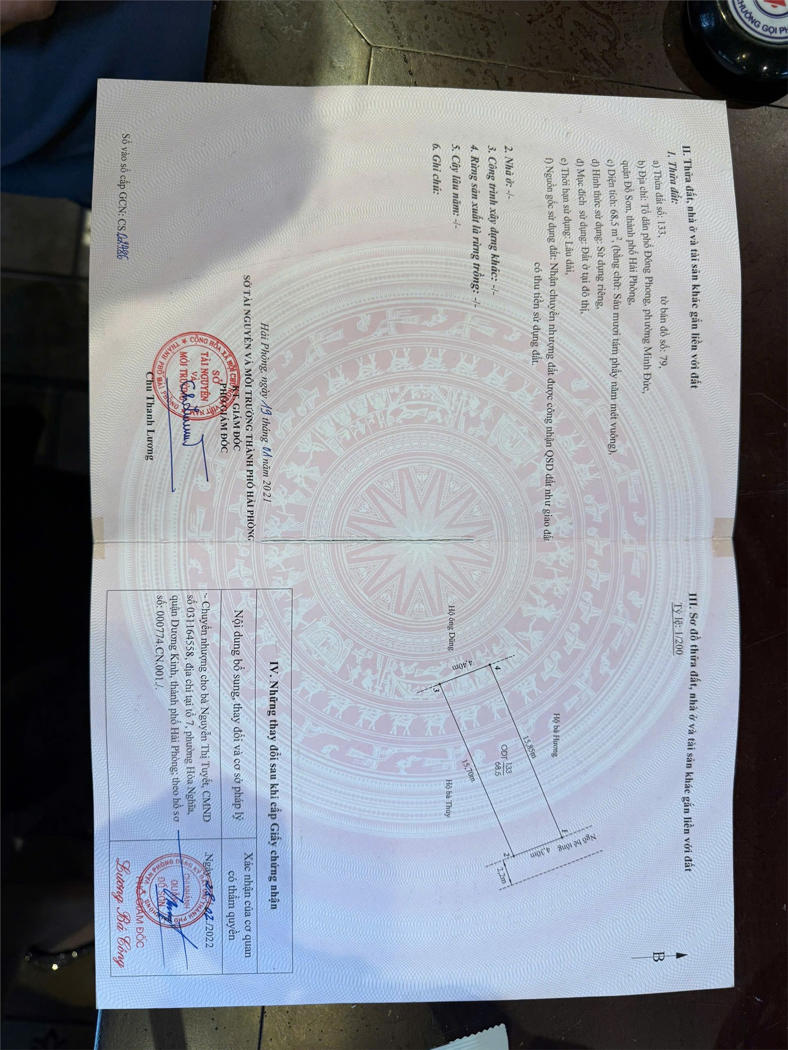 Lô đất nở hậu TDP Đồng Phong ,Minh Đức, Đồ Sơn - ZALO 0567 222 555 15982564