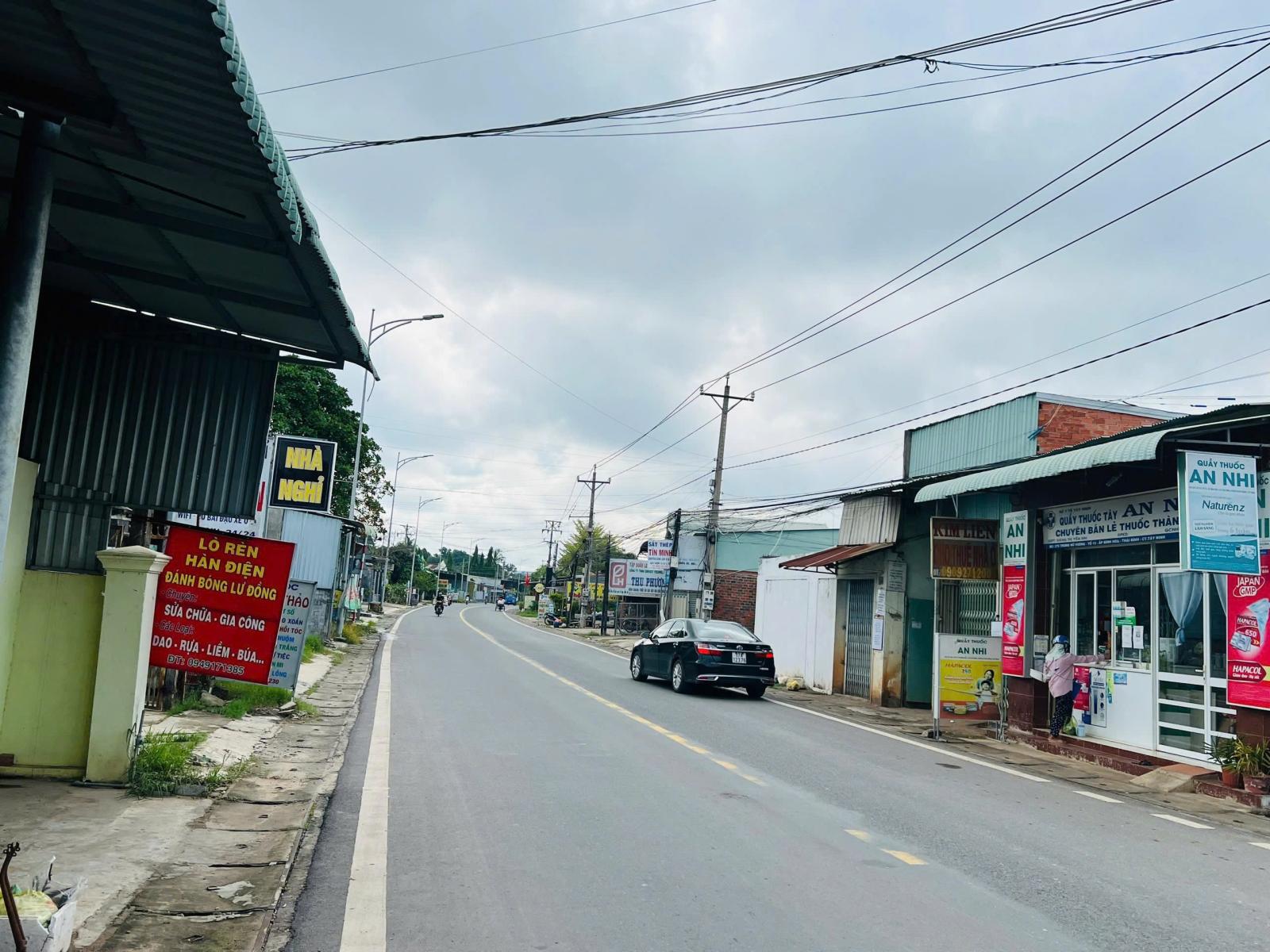 VỊ TRÍ ĐẸP- BÁN NHANH LÔ ĐẤT MẶT TIỀN QH 27M, TP TẤY NINH – TẶNG NHÀ  – 138M2 - GIÁ CHỈ 1 TỶ 7 15982626