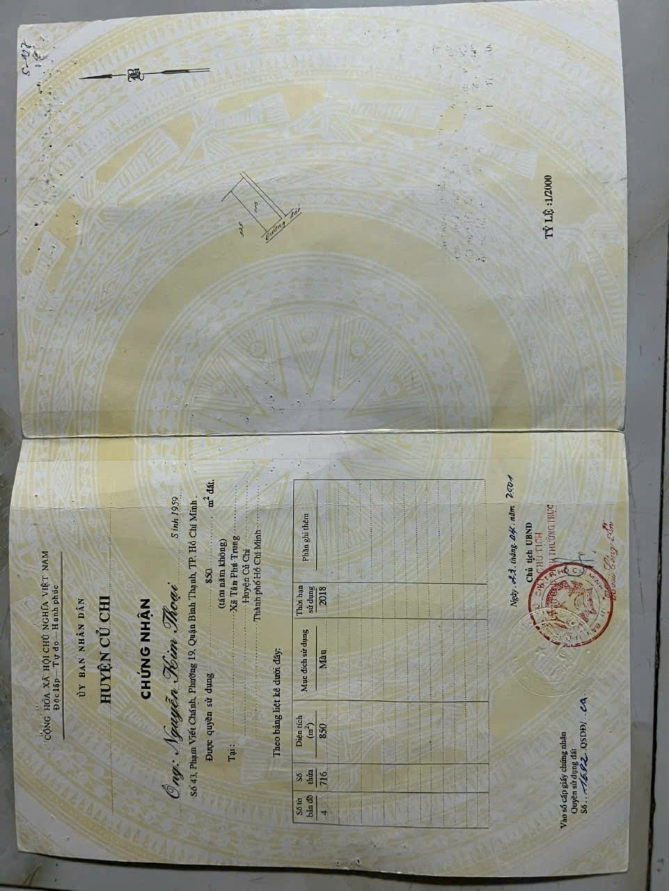 KHO MT ĐƯỜNG 88 – 850M² – GẦN BV XUYÊN Á, TÂN PHÚ TRUNG – GIÁ CHỈ 8 TỶ 15982661