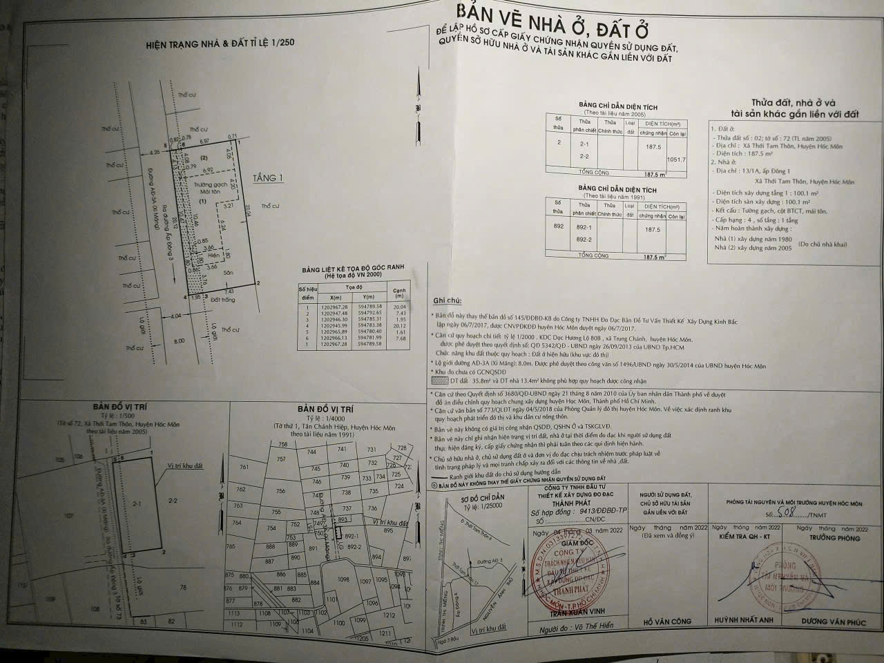 ĐẤT NGANG KHỦNG 20.5M – 187m² – CHỈ 6.5 TỶ, HIẾM TẠI THỚI TAM THÔN 15982731