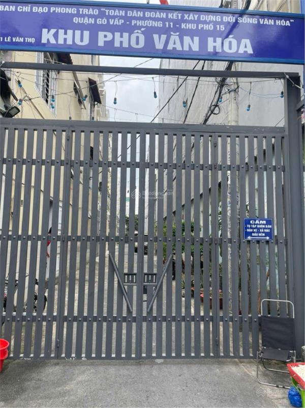 NHÀ ĐẸP HXH 6M.MỚI VÀO Ở NGAY,TỌA LẠC TẠI LÊ VĂN THỌ GẦN CÔNG VIÊN LÀNG HOA DT4,5X17=77M2 GIÁ 8,7 T 15982745