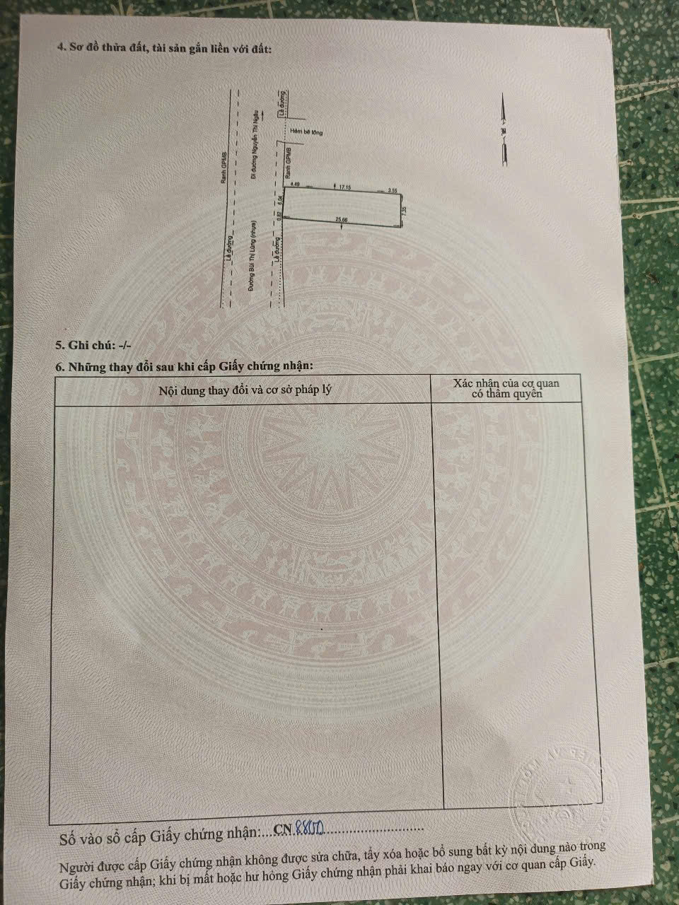 ĐẤT (7X26) MẶT TIỀN BÙI THỊ LÙNG – NGANG 7M – GẦN NGUYỄN THỊ NGÂU, HM 15982958