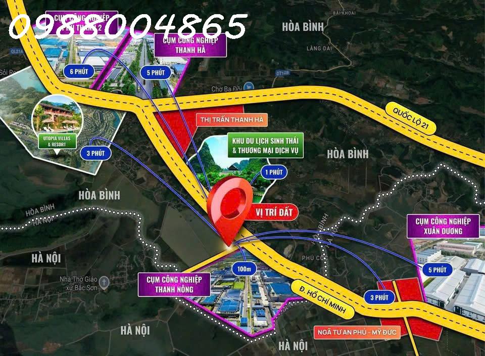 Giá chỉ hơn 400 triệu/lô 82m2 tại Lạc Thủy - Hoà Bình, sổ đỏ trao tay! 15982997