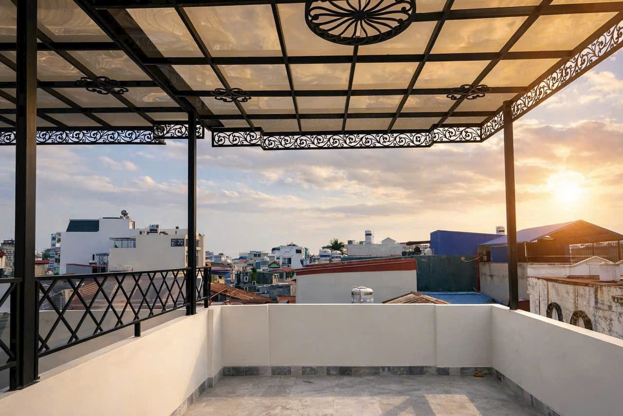 nhà xây mới mặt ngõ 3xx miếu 2 xã - lê chân 15983068