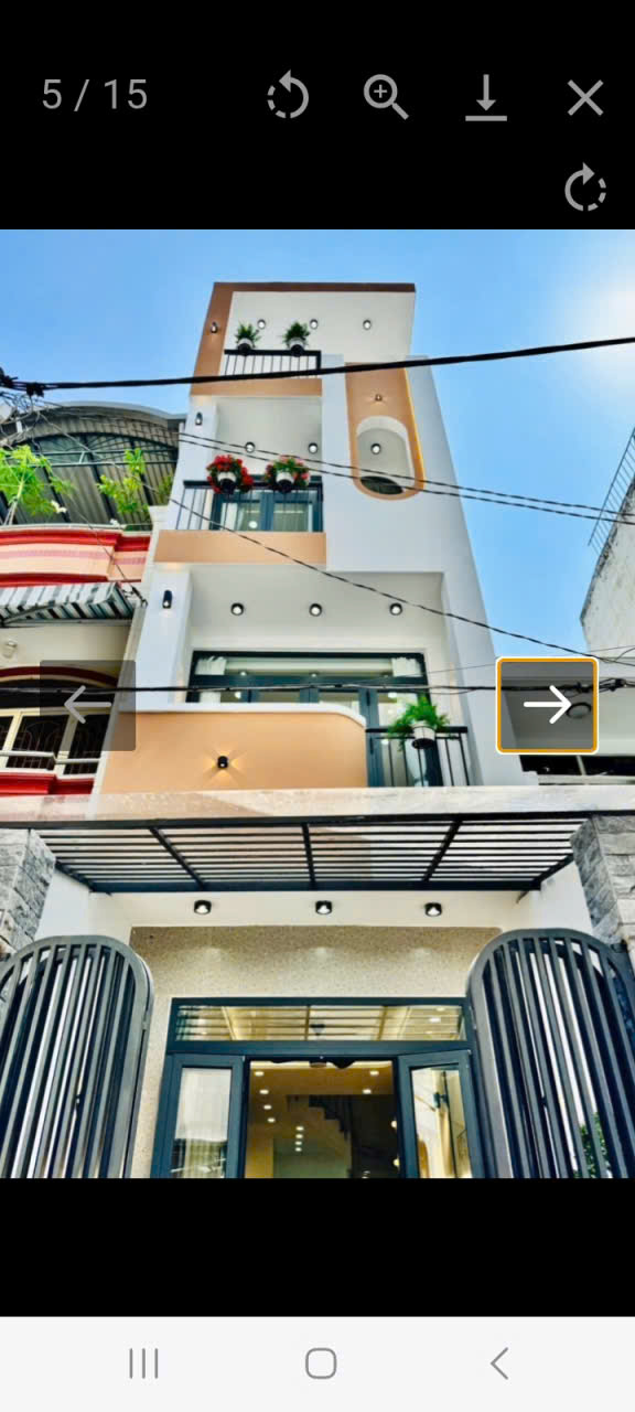 Nhà hẻm xe hơi , 39m2 , 5 lầu , Phú Nhuận , giá 7.95 tỷ . 15983398