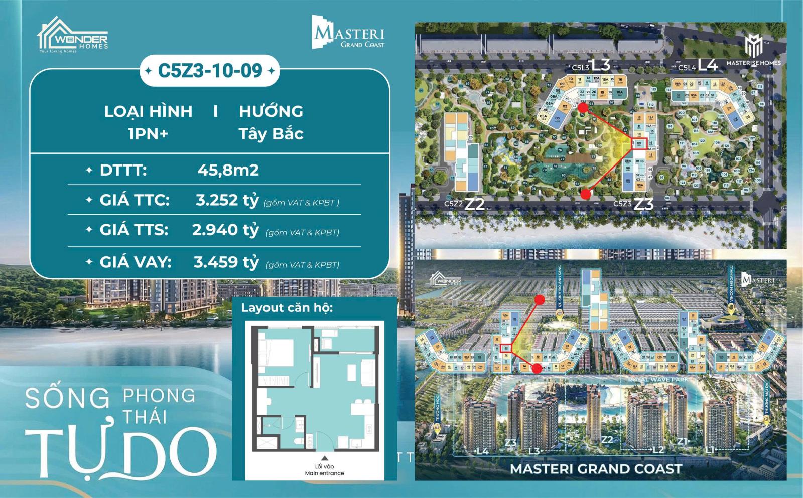 🌊 SỐNG PHONG THÁI – TỰ DO TẠI MASTERI GRAND COAST 🌊 15983477
