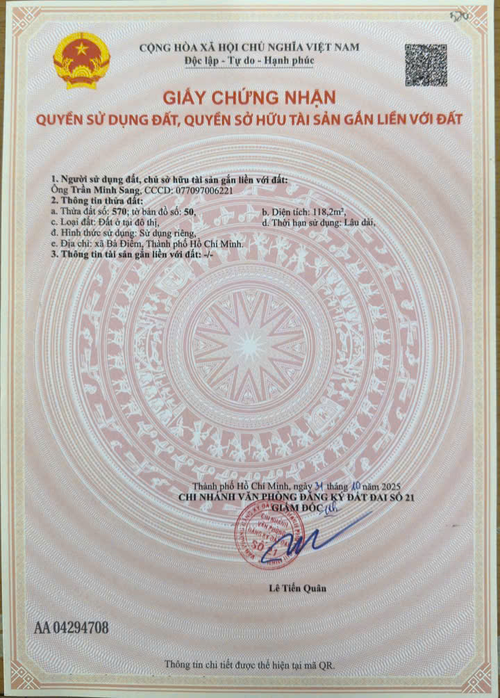 ĐẤT 2 MẶT TIỀN LÔ GÓC 2 MT HXH PHAN VĂN HỚN – GIÁ CHỈ 6.9 TỶ 15983483