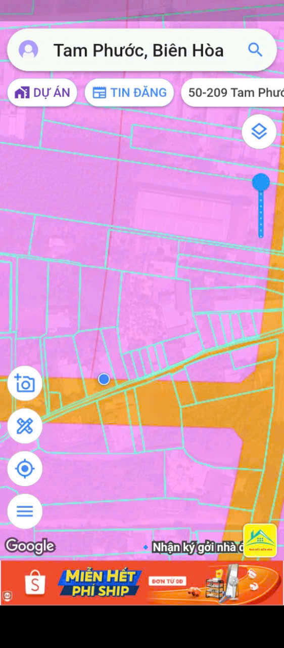 Chính Chủ Cần Bán Đất Phường Tam Phước, Thành Phố Biên Hòa, Đồng Nai. 15983500