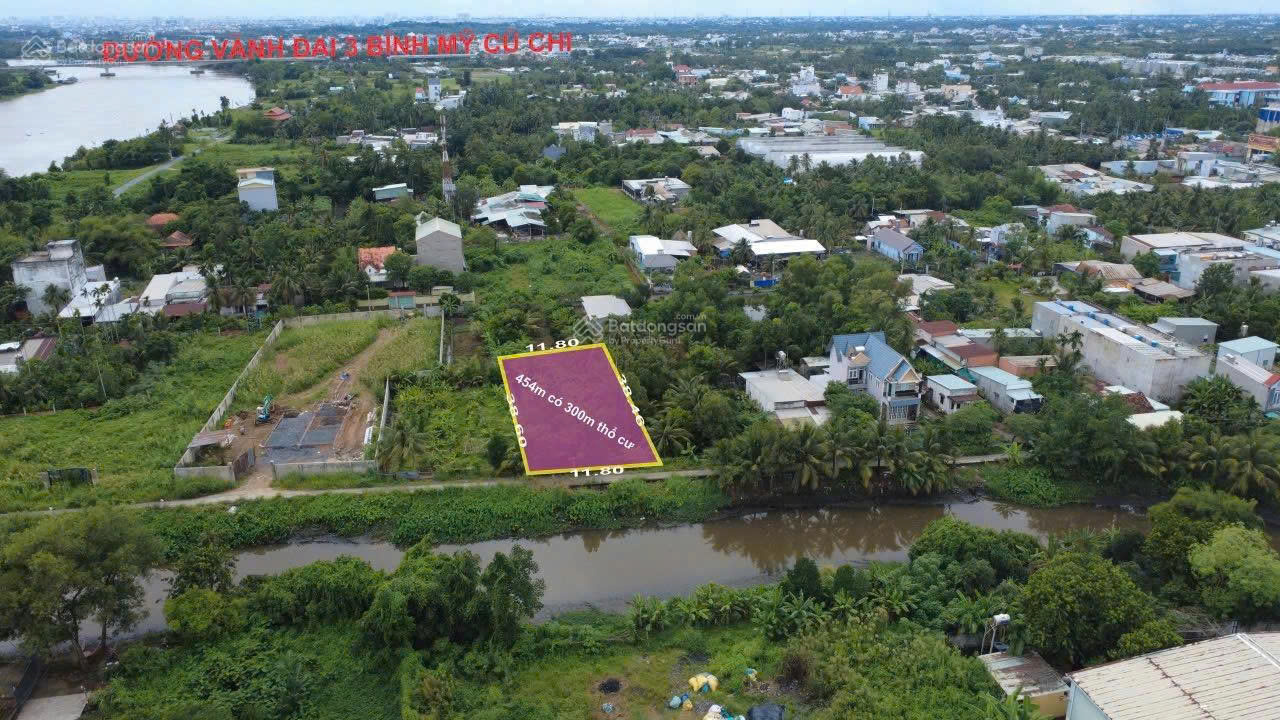 Đất ven sông Bình Mỹ 300m2 thổ cư đối diện Bình Dương - Chính chủ. 15983566