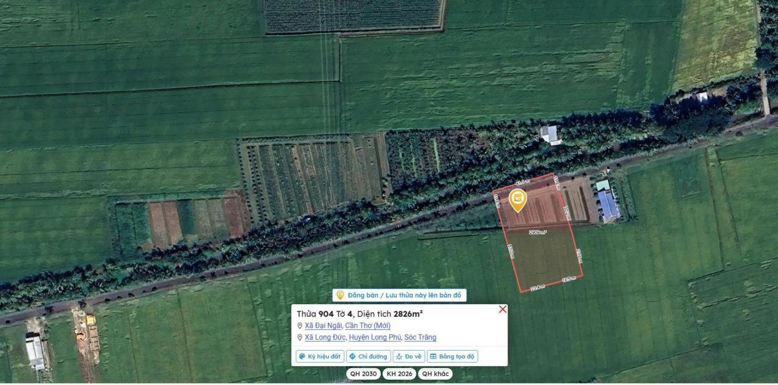 ĐẤT ĐẸP – GIÁ TỐT  – CHÍNH CHỦ CẦN BÁN GẤP tại  Xã Long Đức, Huyện Long Phú, Sóc Trăng 15983639