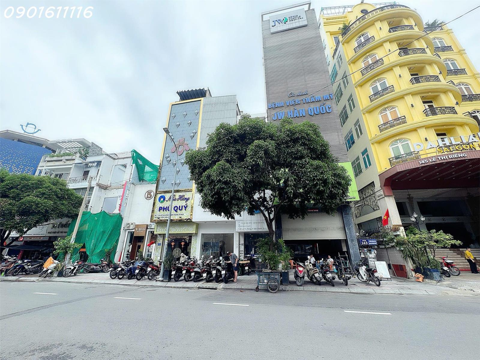 BÁN SIÊU PHẨM MẶT TIỀN 20M Đ. LÊ THỊ RIÊNG, QUẬN 1 - SẴN DÒNG TIỀN CHO THUÊ -  Liên hệ GIANG GIANG: 15983967