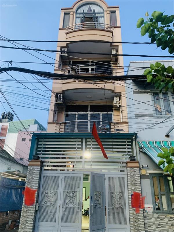 Bán Nhà Dương Quảng Hàm, P.5, GV - Phía sau Vincom Phan Văn Trị. DT: 4m x 20m trệt 3 lầu, giá 9,8 15984355