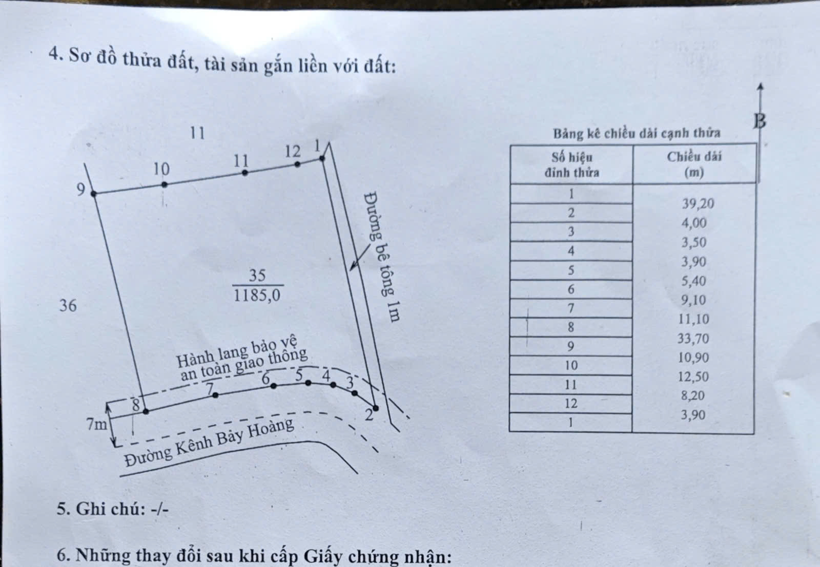 Bán lô đất lúa chuyển thổ đường bê tông 6m giá 1,55 tỷ 15984453