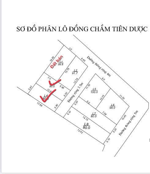 Chỉ 1xx tỷ có 80m² tại Đồng Lạc - Tiên Dược - Sóc Sơn. Giá rẻ nhất khu vực. 15984569